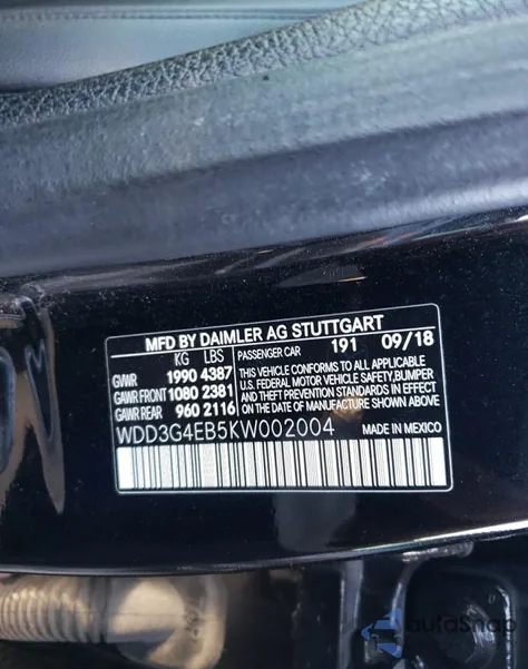 2019 Mercedes-Benz A 220 z USA, uszkodzony, nr VIN WDD3G4EB5KW002004